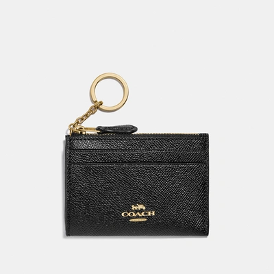 Shop Coach Outlet Mini Skinny Id Case In Black