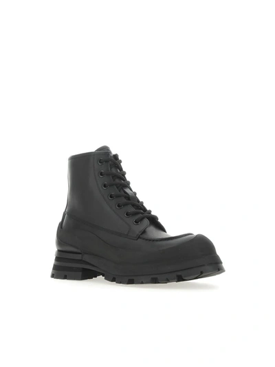 Shop Alexander Mcqueen Boots In Black/black