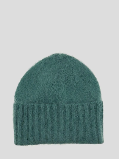 Shop Auralee Hats In Green