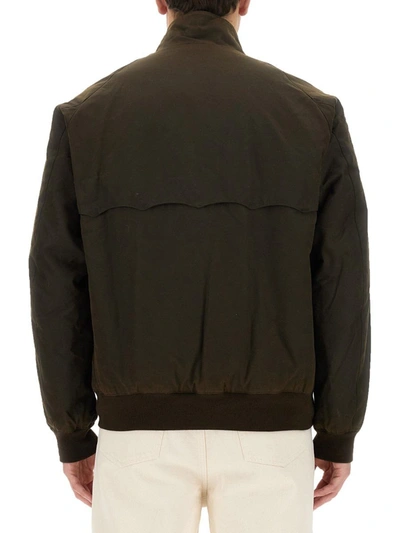 Shop Baracuta Cotton Jacket In Brown