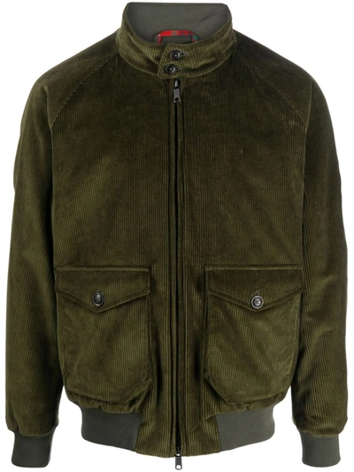 Shop Baracuta G9 Corduroy Jacket In Green