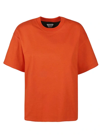 Shop Bottega Veneta Cotton T-shirt In Orange
