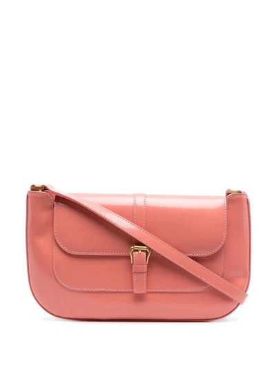 Shop By Far Miranda Shoulder Bag Salmon Pink