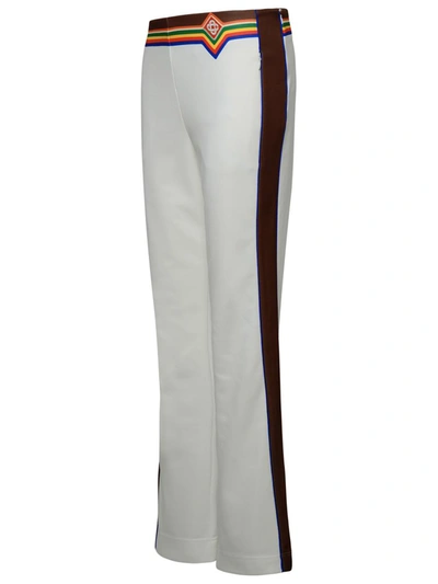 Shop Casablanca White Polyester Pants