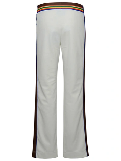 Shop Casablanca White Polyester Pants