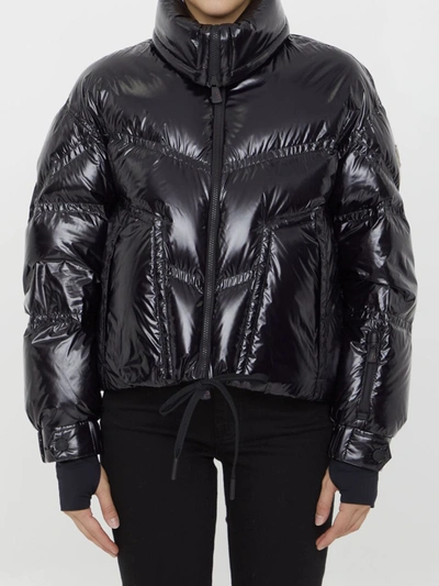Shop Moncler Cluses Short Down Jacket In Black