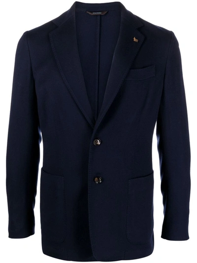 Shop Colombo Wool Single-breasted Jacket In Blue