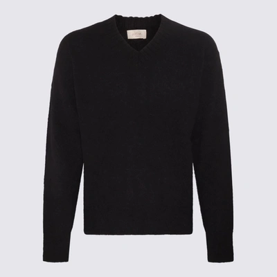 Shop Altea Navy Mohair And Wool Blend Sweater In Blue