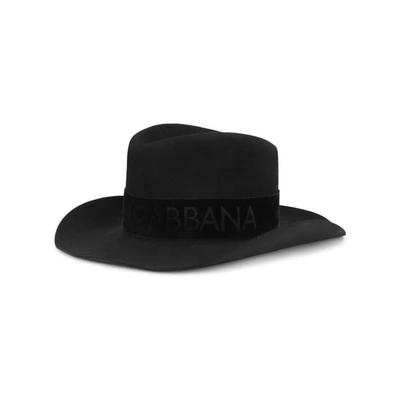 Shop Dolce & Gabbana Caps In Black