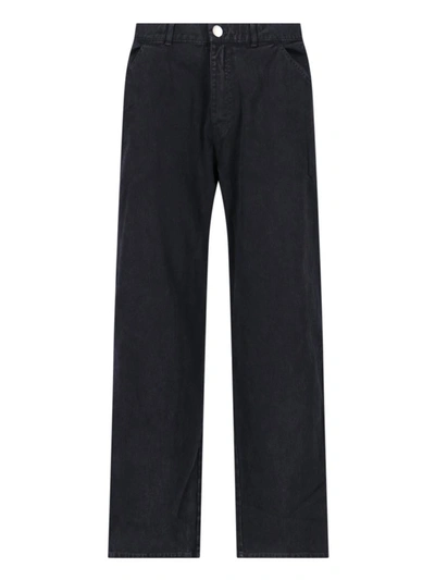 Awake Ny Cotton Jeans In Black