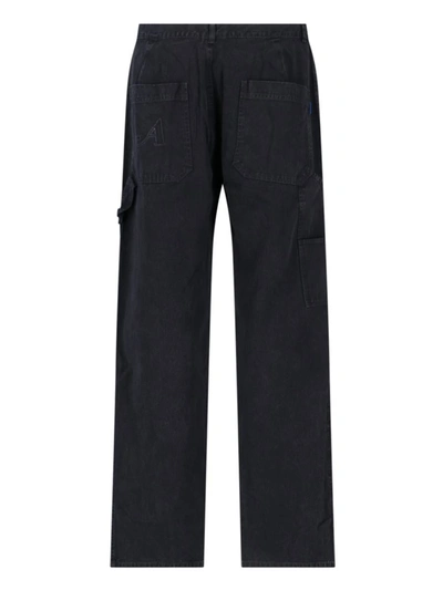 Awake Ny Cotton Jeans In Black