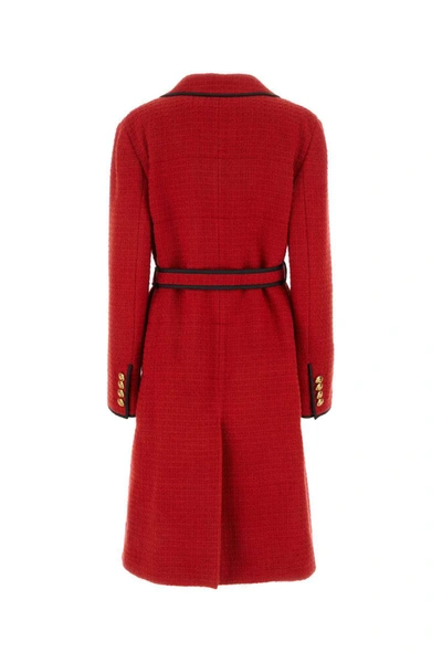 Shop Gucci Coats In Red