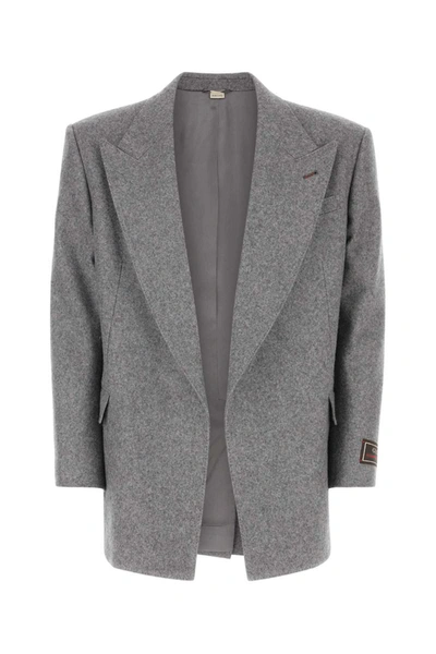 Shop Gucci Jackets And Vests In Grey