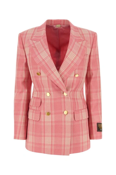 Shop Gucci Jackets And Vests In Checked