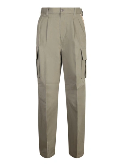 Shop Gucci Trousers In Green