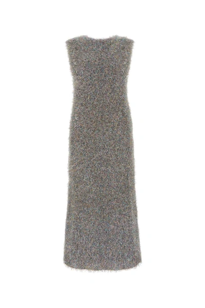 Shop Jil Sander Dress In Multicoloured