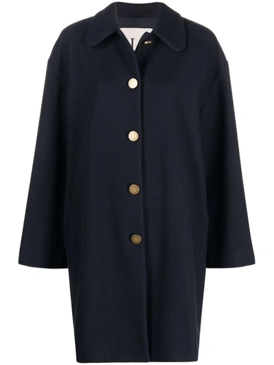 Shop L'autre Chose Oversized Wool-blend Coat