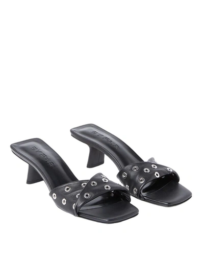 Shop By Far High Heel Sandals In Black