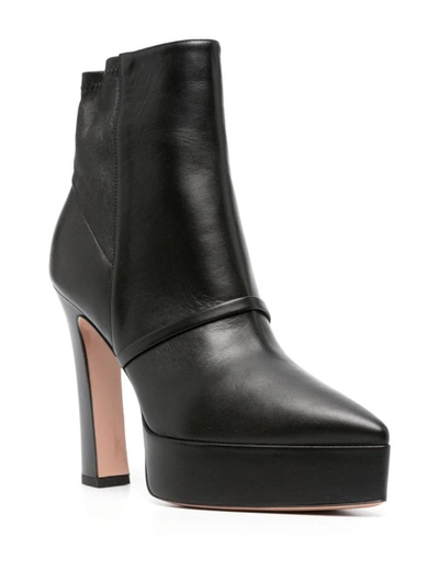 Shop Malone Souliers Rue 125 High Heel Ankle Boots Shoes In Black