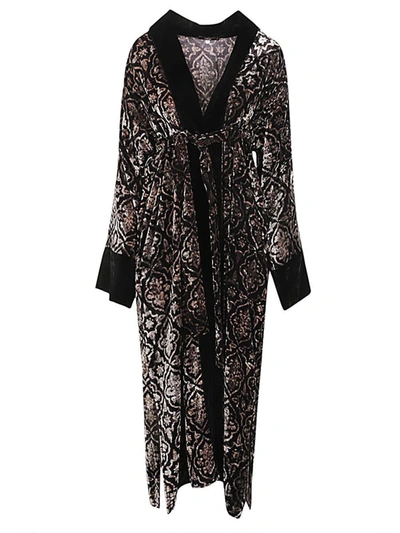 Shop Obidi Velvet Kimono In Black