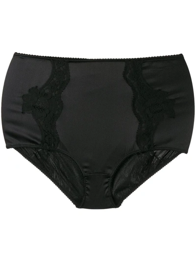 Shop Dolce & Gabbana Dolce&gabbana High Waist Lace Briefs