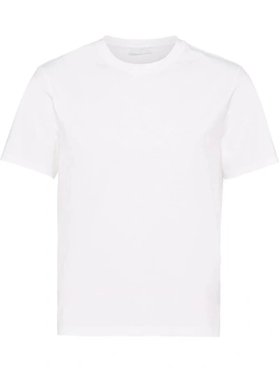 Shop Prada T-shirt Round Neck White