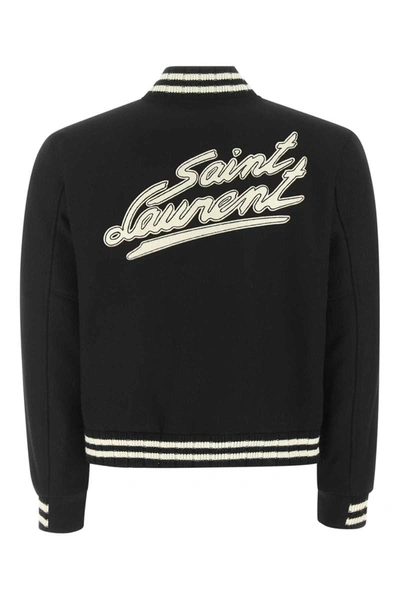 Shop Saint Laurent Jackets In Black