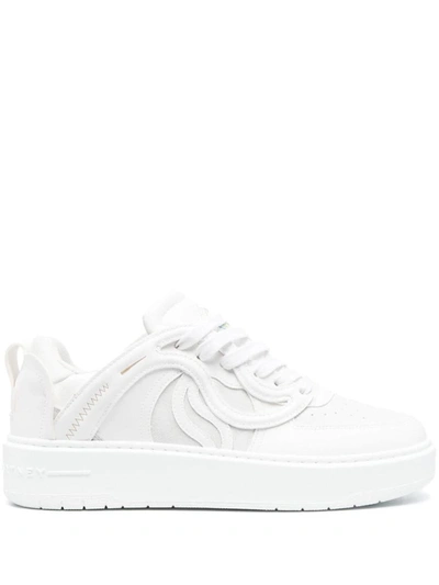 Shop Stella Mccartney Cupsole Low-top Sneakers In White