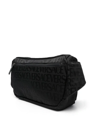 Shop Versace Fanny Packs In Black