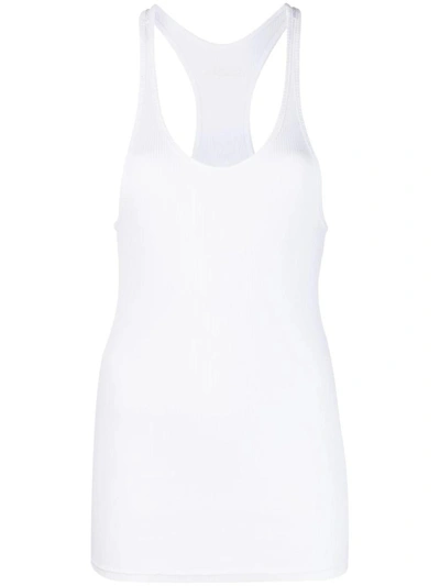 Shop Isabel Marant Ribbed Tank Top In White