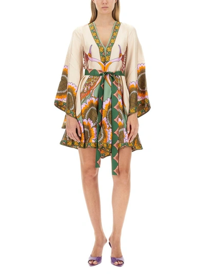 Shop La Doublej Magnificent Mini Dress In Multicolour