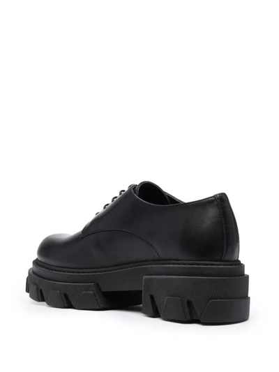 Shop P.a.r.o.s.h. Lace-up Chunky-sole Shoes In Black