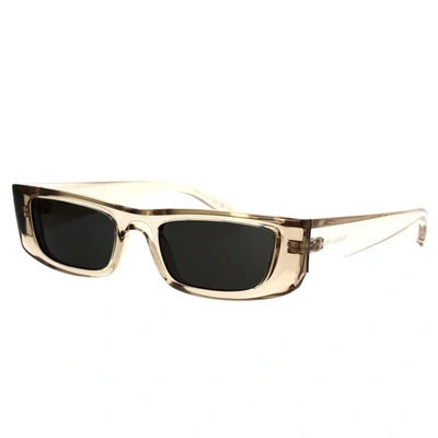 Shop Saint Laurent Eyewear Sunglasses In Transparent