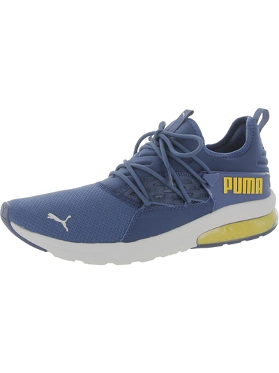 Shop Puma Electron 2.0 Mens Gym Fitness Running Shoes In Blue