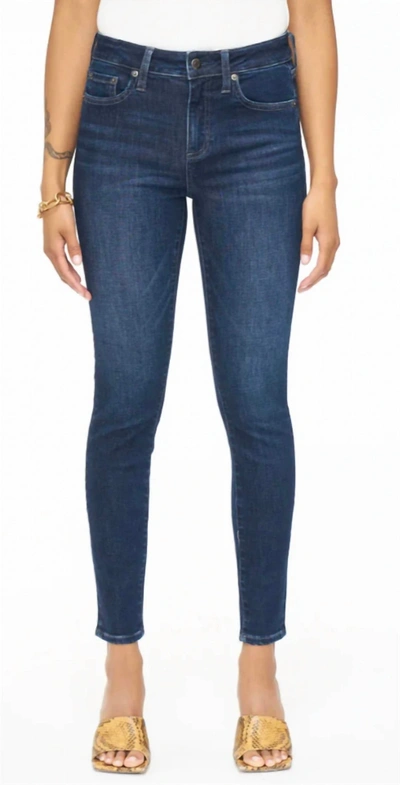 Shop Pistola Audrey Mid Rise Skiiny Jeans In Campus In Multi