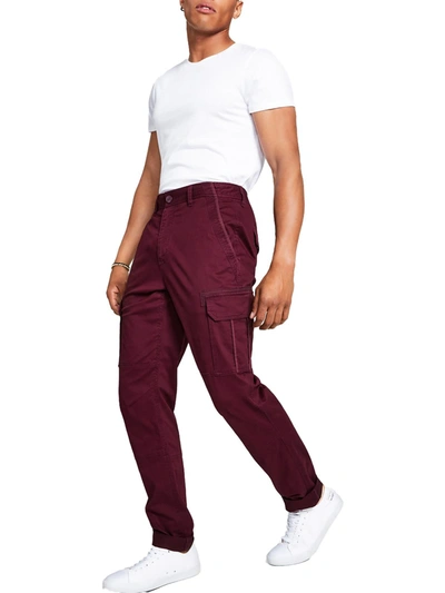 Sun + Stone Morrison Mens Mid-rise Tapered Fit Cargo Pants In Multi