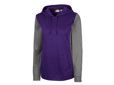 Shop Clique Helsa Sport Colorblock Lady Pullover Jacket In Purple