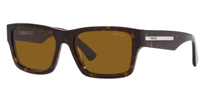 Shop Prada Men's 53 Mm Sunglasses In Grey