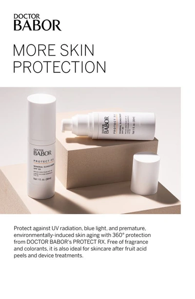 Shop Babor Protect Rx Mineral Sunscreen Spf 30, 1 oz