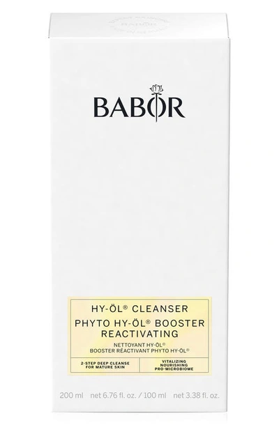 Shop Babor Hy-öl® Cleanser & Phyto Hy-öl Booster Reactivating Set $74 Value