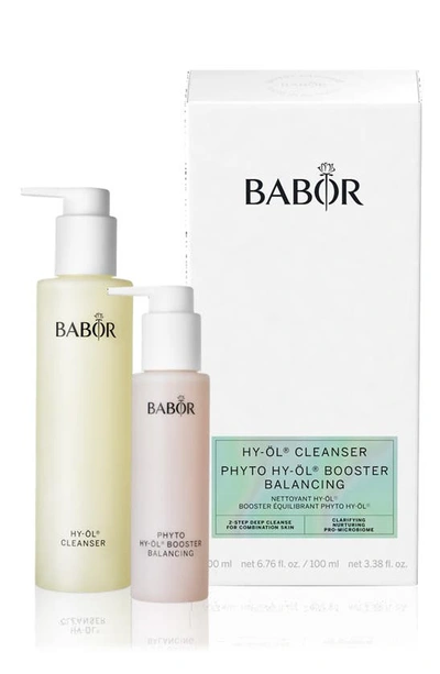 Shop Babor Hy-öl® Cleanser & Phyto Hy-öl Booster Balancing Set $74 Value