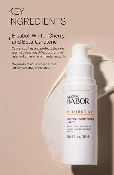 Shop Babor Protect Rx Mineral Sunscreen Spf 30, 1 oz