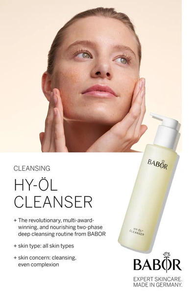 Shop Babor Hy-öl® Cleanser & Phyto Hy-öl Booster Calming Set $74 Value