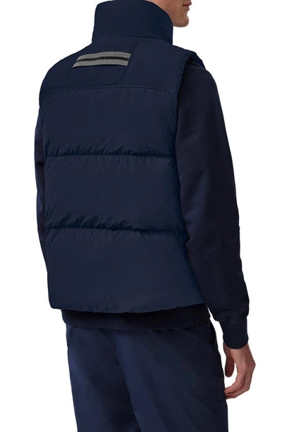 Shop Canada Goose Lawrence Water Repellent 750 Fill Power Down Puffer Vest In Atlantic Navy