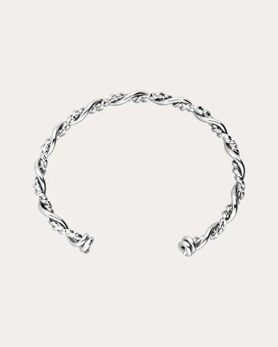 Shop Atelier Paulin Women's 18k White Gold Bramble Bracelet 18k Gold In Silver