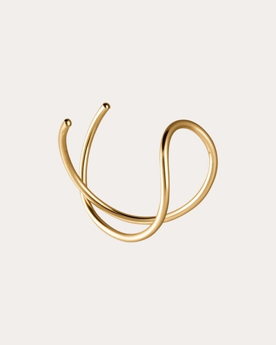 Shop Atelier Paulin Women's 18k Gold L Outline Cuff Bracelet