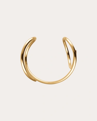 Shop Atelier Paulin Women's 18k Gold O Outline Cuff Bracelet