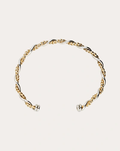Shop Atelier Paulin Women's 18k Gold Bichromatic Bramble Bracelet In Yellow/white Gold