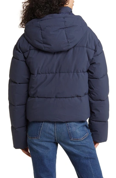 Rip Curl Tidal Anti Series Water Repellent Crop Jacket In Navy