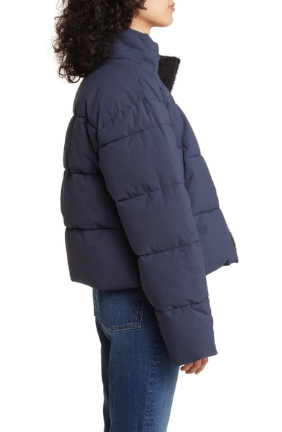 Rip Curl Tidal Anti Series Water Repellent Crop Jacket In Navy